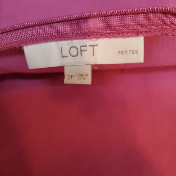 EC Loft Pink Scalloped Dress 2P - Picture 4 of 5